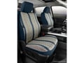 Picture of Fia Wrangler Custom Seat Cover - Saddle Blanket - Navy - Front - Bucket Seats - Adjustable Headrests - Extended Crew Cab