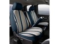 Picture of Fia Wrangler Custom Seat Cover - Saddle Blanket - Navy - Front - Split 40/20/40 - Removable Headrests - Armrest/Storage Compt w/Cup Holder - Built In Center Seat Belt/Side Airbag