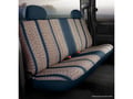 Picture of Fia Wrangler Custom Seat Cover - Saddle Blanket - Navy - Front - Split Backrest 50/50 Solid Cushion