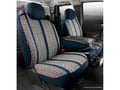 Picture of Fia Wrangler Custom Seat Cover - Saddle Blanket - Navy - Split Seat 40/20/40 - Adj. Headrests - Armrest/Storage - Built In Seat Belts