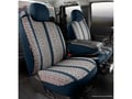 Picture of Fia Wrangler Custom Seat Cover - Saddle Blanket - Navy - Split Seat 40/20/40 - Built In Seat Belts - Armrest