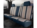 Picture of Fia Wrangler Custom Seat Cover - Saddle Blanket - Navy - Front - Split Seat 60/40