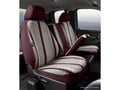 Picture of Fia Wrangler Custom Seat Cover - Saddle Blanket - Wine - Split Seat 40/20/40 - Adj. Headrests - Armrest/Storage - Cushion Storage