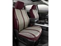 Picture of Fia Wrangler Custom Seat Cover - Saddle Blanket - Wine - Bucket Seats - High-Back w/ Armrests - 33in High Backrest