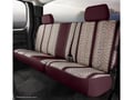 Picture of Fia Wrangler Custom Seat Cover - Saddle Blanket - Wine - Split Seat 40/60 - Adjustable Headrests - Center Seat Belt - Fold Flat Backrest