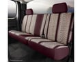 Picture of Fia Wrangler Custom Seat Cover - Saddle Blanket - Wine - Rear - Split Seat 40/60 - Adjustable Headrests - Center Seat Belt - Fold Flat Backrest - Folding Headrests - Headrest Cover