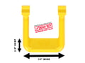Picture of CARR Hoop II Side Step - XP3 Safety Yellow Powder Coat - Pair