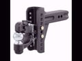 Curt Adjustable Channel Ball Mount with Pintle