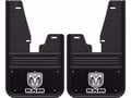 Picture of Truck Hardware Gatorback Black Wrap RAM Head Dually Mud Flaps - Set - With OEM Flares