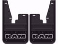 Picture of Truck Hardware Gatorback Black Wrap RAM Text Dually Mud Flaps - Set - With OEM Flares