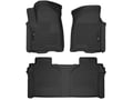 Picture of Husky X-Act Contour Front & 2nd Row Floor Liners - Black