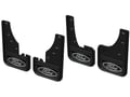 Picture of Truck Hardware Gatorback Black Wrap Ford Oval Mud Flaps - Set