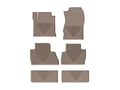 Picture of WeatherTech All-Weather Floor Mats - Tan - Front, 2nd & 3rd Row