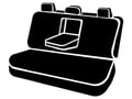 Picture of Fia LeatherLite Custom Seat Cover - Rear Seat - Bench Seat - Solid Black - Adjustable Removable Headrests