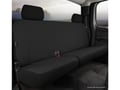 Picture of Fia Seat Protector Custom Seat Cover - Rear - Split Cushion 60/40 - Solid Backrest - Adjustable Headrests - Center Seat Belt - Black - Crew Cab