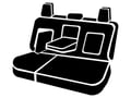 Picture of Fia Wrangler Solid Seat Cover - Split Cushion 60/40 - Solid Backrest - Adjustable Headrests - Center Seat Belt - Black - Crew Cab