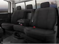 Picture of Fia Wrangler Solid Seat Cover - Rear - Split Cushion 60/40 - Solid Backrest - Adjustable Headrests - Center Seat Belt - Black - Crew Cab