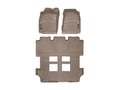 Picture of WeatherTech FloorLiners - 1st Row, 1-Piece 2nd/3rd Row - Tan