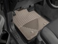 Picture of WeatherTech All-Weather Floor Mats - Front, 2nd & 3rd Row w/ Center Aisle - Tan