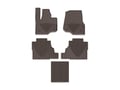 Picture of WeatherTech All-Weather Floor Mats - 1st Row, 2nd Row, & 2nd Row Aisle - Cocoa