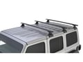 Picture of Rhino Rack Vortex RLT600 Backbone Roof Rack - 3 Bar - Black - JL Model - Hard Top