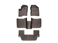 WeatherTech Floor Liners - Cocoa - Complete Set (1st, 2nd, & 3rd Row)