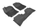 Picture of Kagu All-Weather Perfect Fit Floor Liner - Set - 1st & 2nd Row - Sedan ONLY - Does Not Fit w/2nd Row Cup Holders