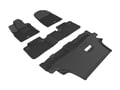 Picture of Kagu All-Weather Perfect Fit Floor Liner - 1st Row, 2nd Row & 3rd Row - 7 Seats, Dual Retention Posts On Passengers Floor
