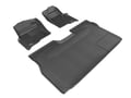 Picture of Kagu All-Weather Perfect Fit Floor Liner - Set - 1st & 2nd Row - w/Dual Hook & Heating Duct On Drivers Side