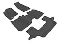Picture of Kagu All-Weather Perfect Fit Floor Liner - 1st Row, 2nd Row & 3rd Row  - Dual Posts On Drivers Floor, 2nd Row Bucket Seats With Center Console