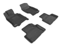 Picture of Kagu All-Weather Perfect Fit Floor Liner - 1st & 2nd Row  - Fits Sedan Only, Dual Posts On Drivers Floor