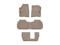 Picture of WeatherTech FloorLiners - Front, 2nd & 3rd Row - Tan