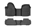 Picture of WeatherTech FloorLiners - 1st Row Over-The-Hump & 2nd Row - Black