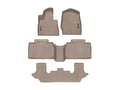 Picture of WeatherTech FloorLiners - Front, 2nd & 3rd Row - Tan