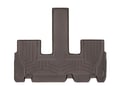 Picture of Weathertech FloorLiner DigitalFit - Cocoa - Rear - Fits Vehicles w/Third Row Seating