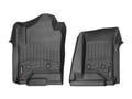 Picture of Weathertech FloorLiner DigitalFit - Black - Front - Fits Vehicles w/Vinyl Weathertech Floors - Crew Cab