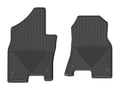 Picture of Weathertech All Weather Floor Mats - Black - Front - Crew Cab
