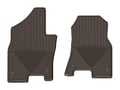 Picture of Weathertech All Weather Floor Mats - Cocoa - Front - Crew Cab