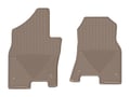 Picture of Weathertech All Weather Floor Mats - Tan - Front - Crew Cab