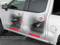 Picture of Weathertech Scratch Protection Film - For Door Sills/Door Handle Cups/Door Edges And Trunk Ledges - Crew Cab