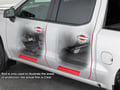 Picture of Weathertech Scratch Protection Film - For Door Sills/Door Handle Cups/Door Edges And Trunk Ledges - Regular Cab