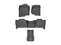 Picture of WeatherTech FloorLiner HP - 1st Row, 2nd Row, & 2nd Row Aisle - Black