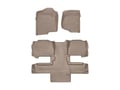 Picture of WeatherTech FloorLiner HP - 1st Row, 2nd Row, & 2nd Row Aisle - Tan