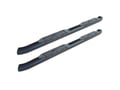 Picture of Raptor OE Style Curved Oval Step Tube - 5 in. - Rocker Panel Mount - Black E-Coated - Crew Cab