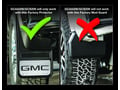 Picture of Truck Hardware Gatorback Black GMC Mud Flaps - Set