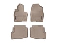 Picture of WeatherTech FloorLiners - 1st & 2nd Row - 2 Piece Rear Liner - Tan