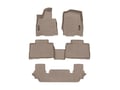 Picture of WeatherTech FloorLiners - Front, 2nd & 3rd Row - Tan