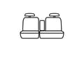 Picture of Precision Fit Custom Front Row Seat Covers - With 60/40-split bench seat with adjustable headrests with fold-down console with driver electric controls with dual electric lumbar with recliner lever cutout without rear access lever without seat airbags