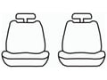 Picture of Precision Fit Custom Front Row Seat Covers - With sport bucket seats with recessed adjustable headrests without seat airbags