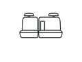 Picture of Precision Fit Custom Front Row Seat Covers - With 60/40-split bench seat without headrests with center armrest without seat airbags
